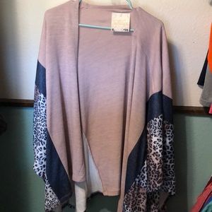 Cheetah Print Cardigan/Kimono